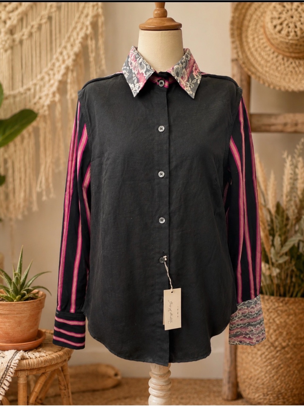 Ears of Buddha size XS shirt sustainably produced NWT